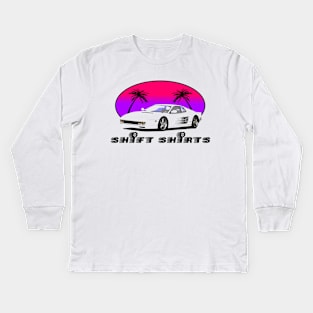 Vice - Ferrari Testarossa Inspired Kids Long Sleeve T-Shirt